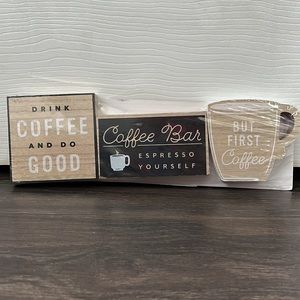 Target Mini Coffee Signs